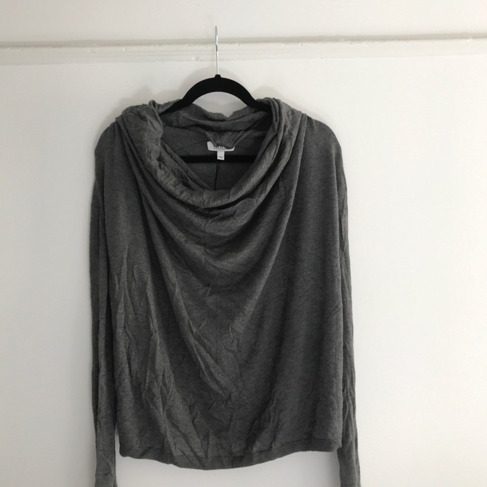 Nicole Farhi bamboo drape sweater. L. Cowl?